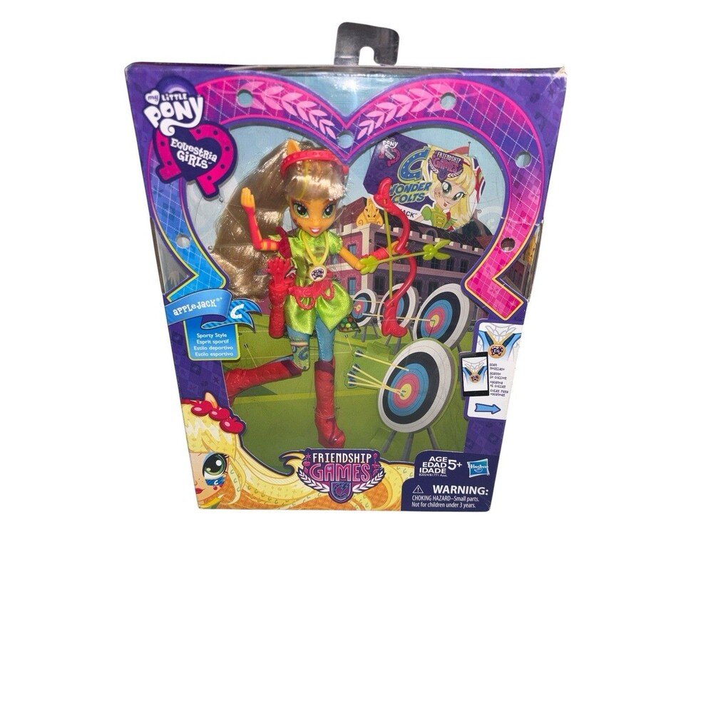 My Little Pony Applejack Sporty Style Equestria Girls Friendship Games Doll *New